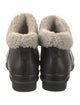 Legres Leather Fur Trim Rain Boots