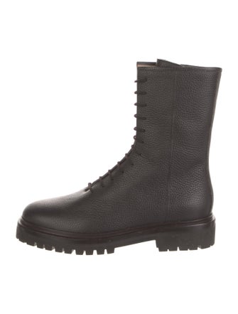 Legres Leather Combat Boots