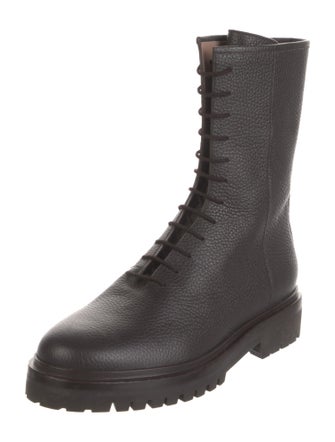 Legres Leather Combat Boots