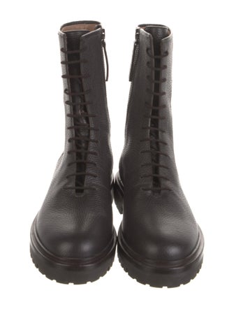 Legres Leather Combat Boots