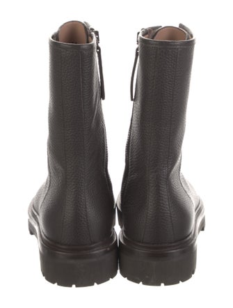 Legres Leather Combat Boots