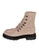 Legres Suede Combat Boots