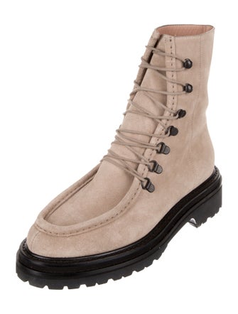 Legres Suede Combat Boots