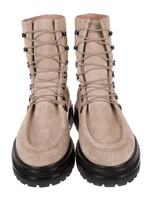 Legres Suede Combat Boots