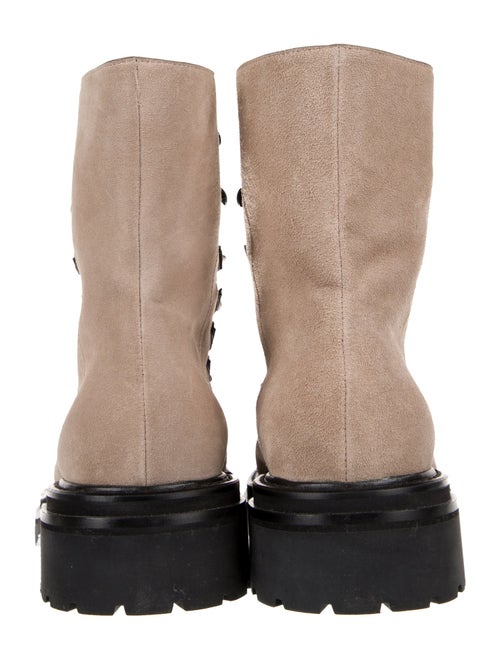 Legres Suede Combat Boots