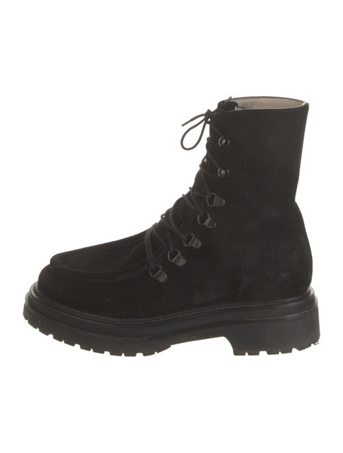 Legres Suede Combat Boots
