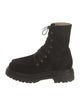 Legres Suede Combat Boots