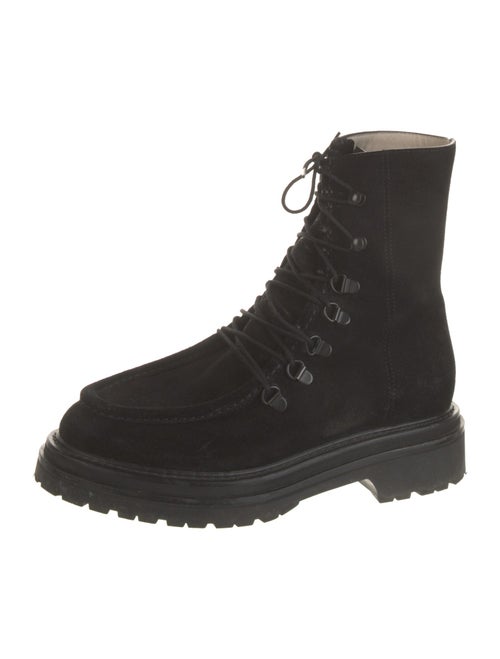 Legres Suede Combat Boots