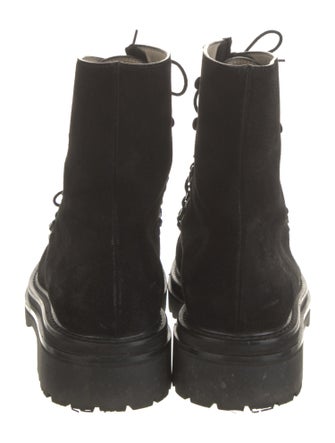 Legres Suede Combat Boots