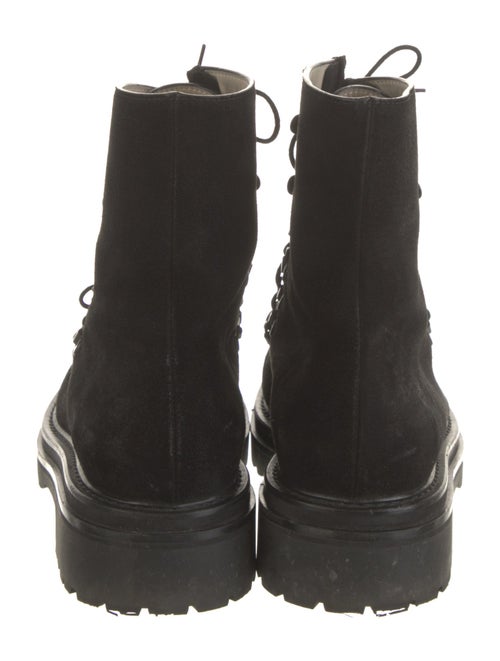 Legres Suede Combat Boots
