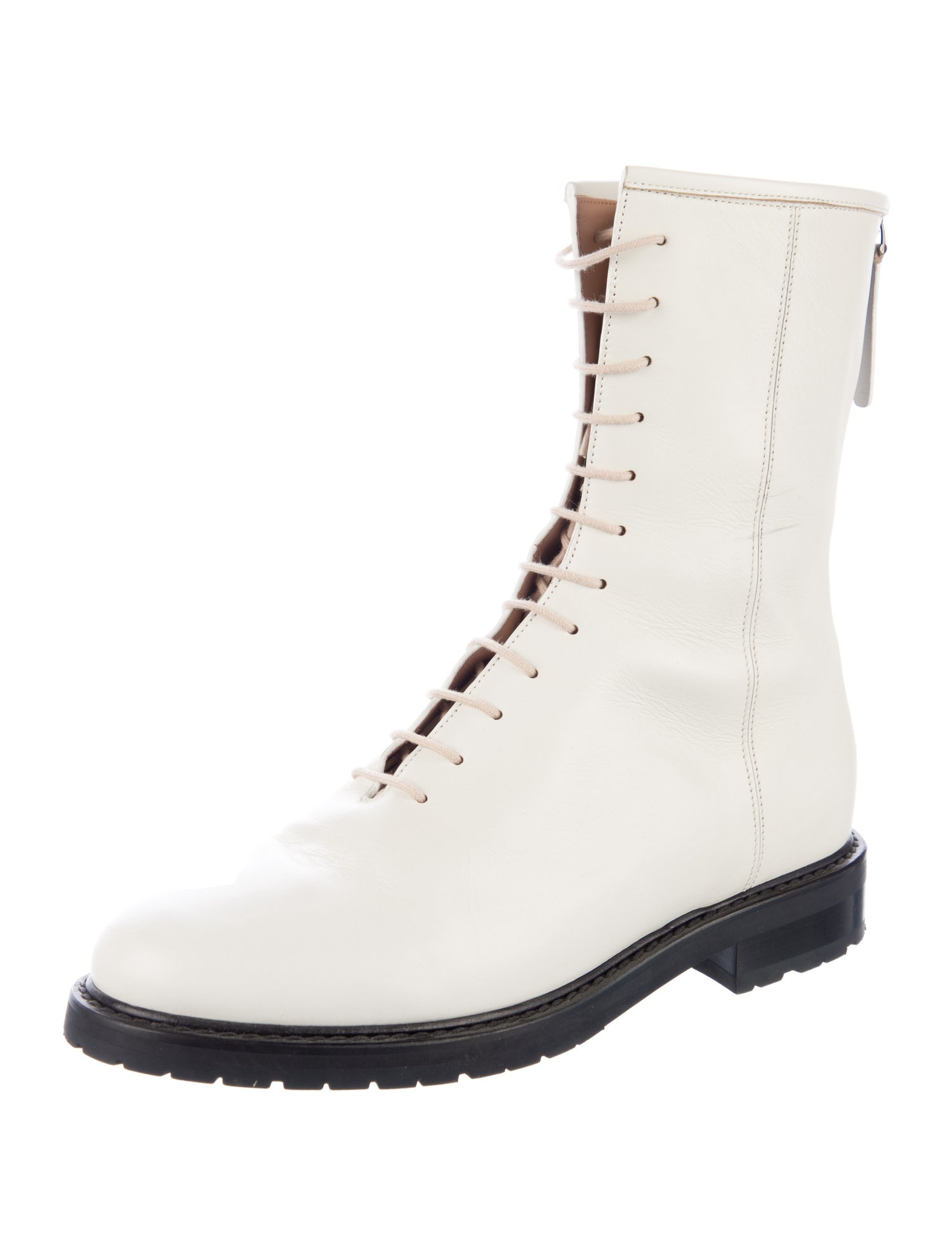 Legres Leather Combat Boots