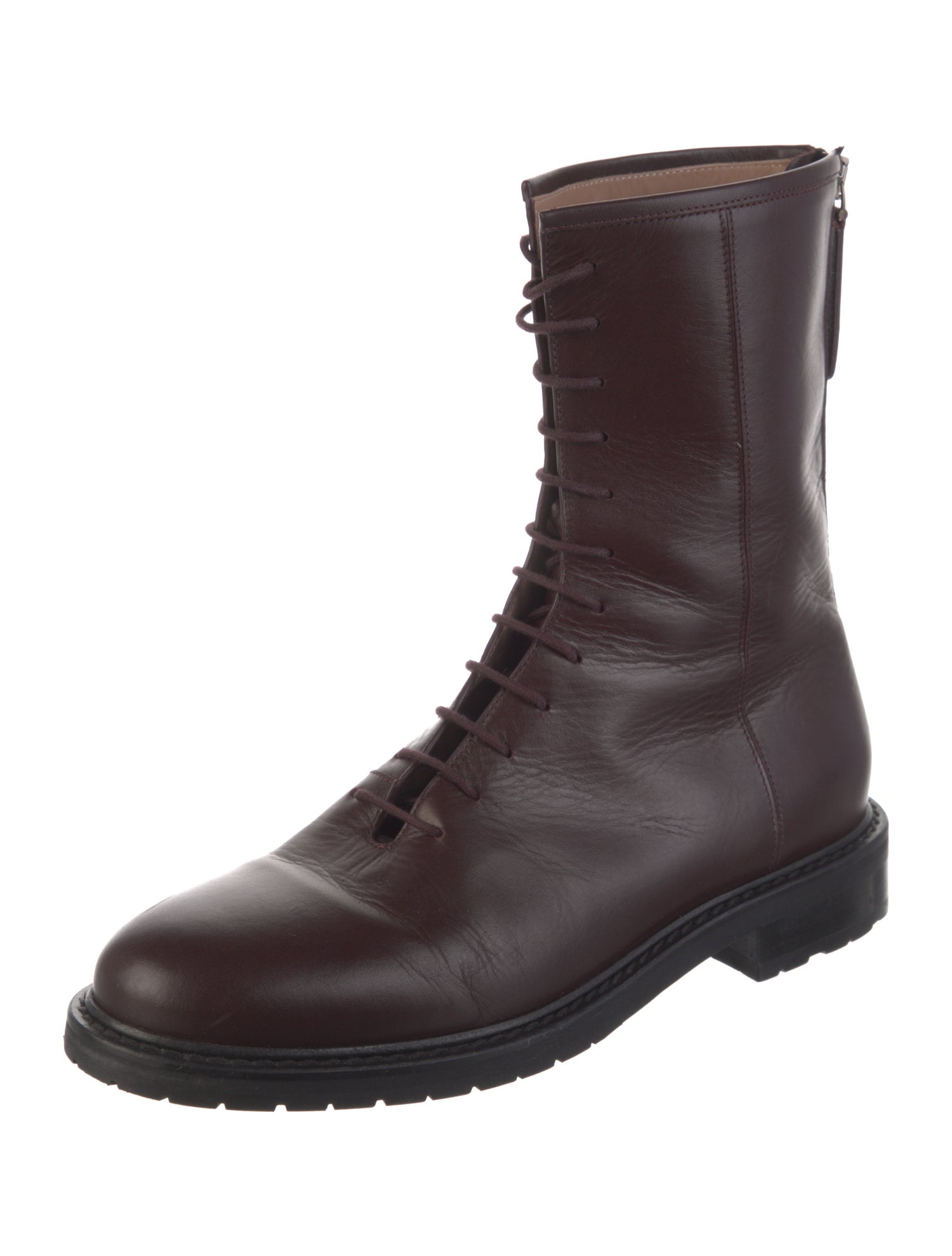 Legres Leather Combat Boots