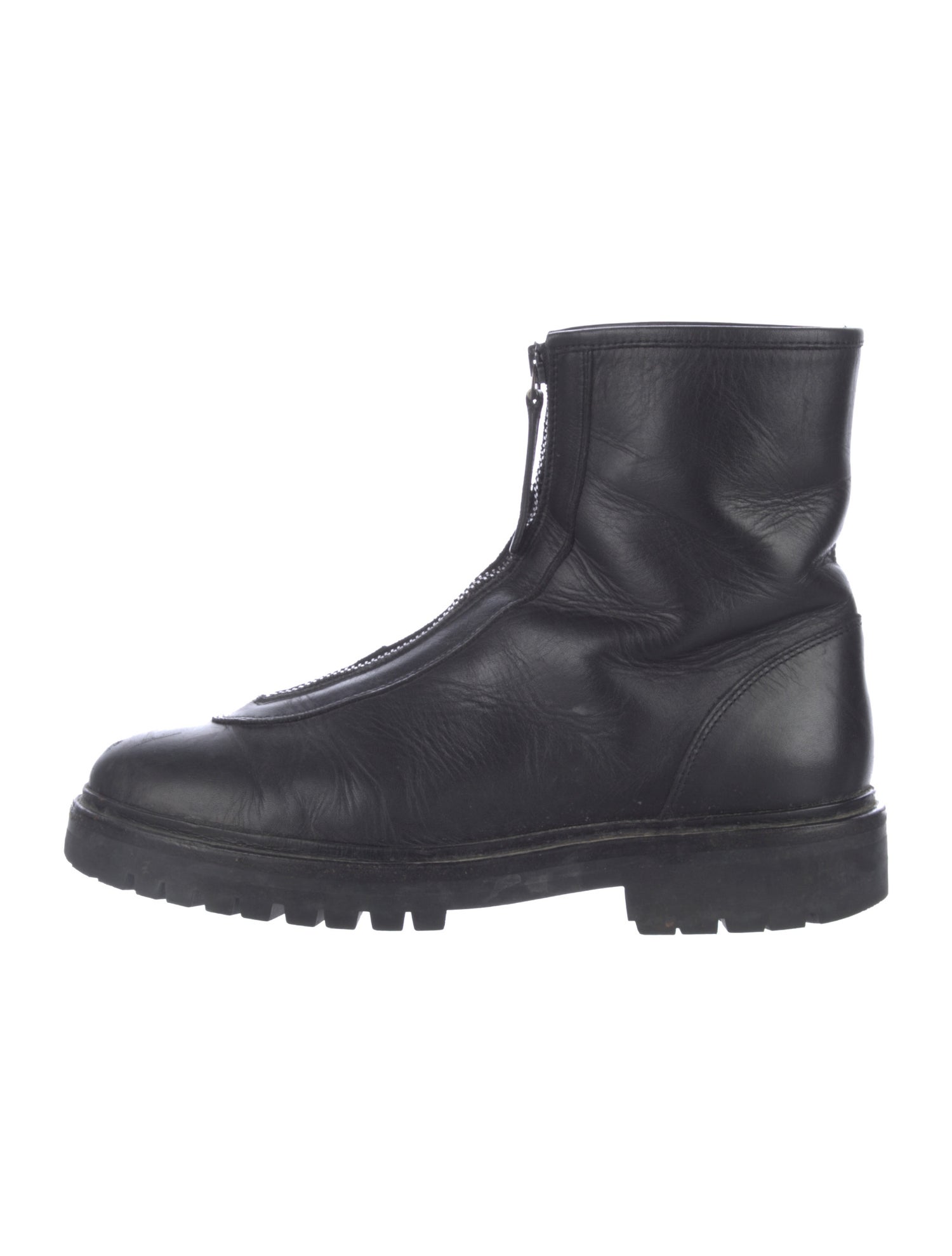 Legres Leather Combat Boots