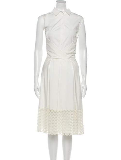 Lela Rose Midi Length Dress Rose
