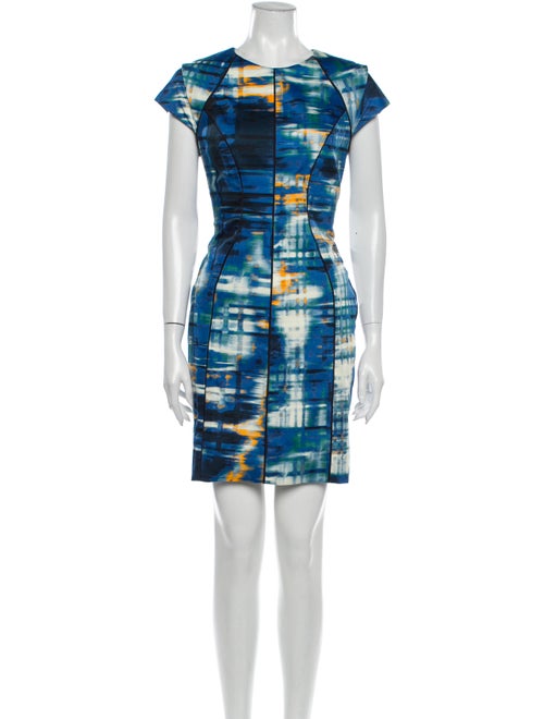 Lela Rose Printed Mini Dress Rose