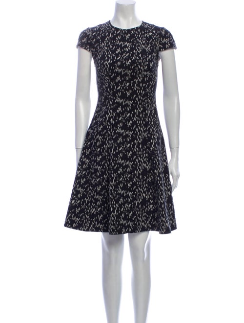 Lela Rose Printed Knee-Length Dress Rose