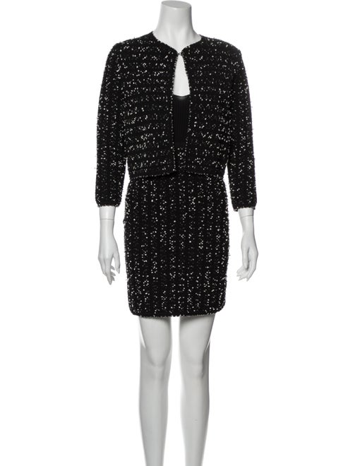 Lela Rose Striped Dress Set Rose
