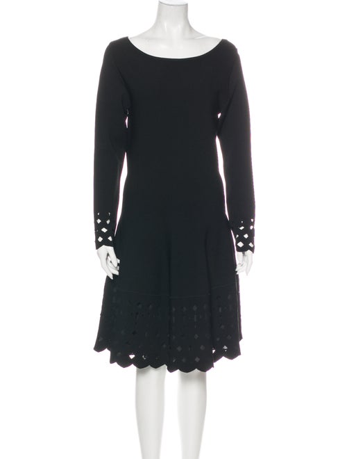 Lela Rose Bateau Neckline Knee-Length Dress w/ Tag
