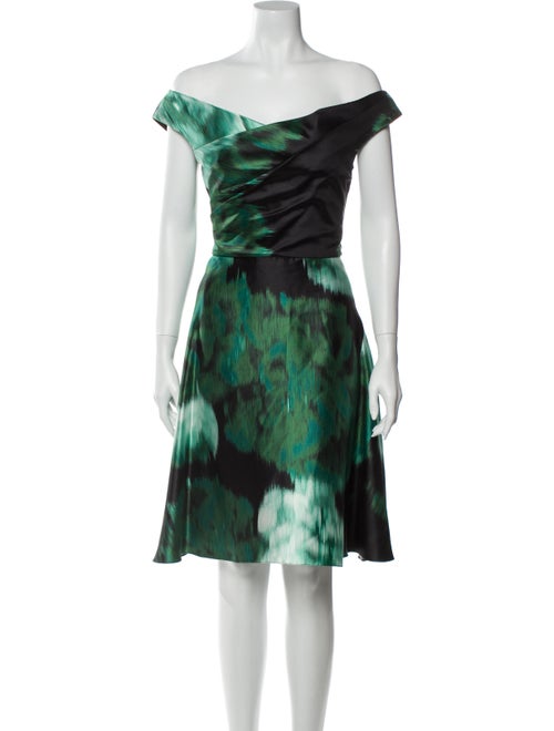 Lela Rose Silk Knee-Length Dress w/ Tags Rose