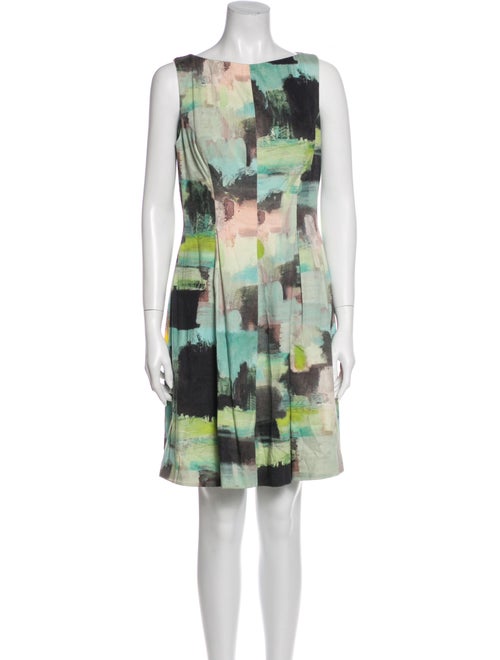Lela Rose Printed Mini Dress Rose