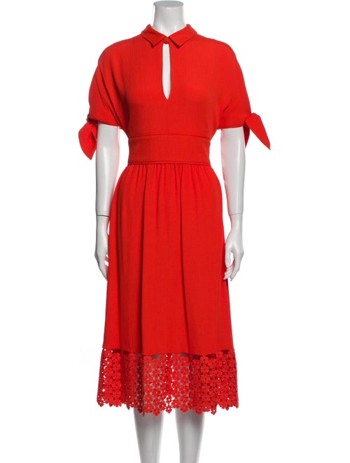 Lela Rose Long Dress Rose