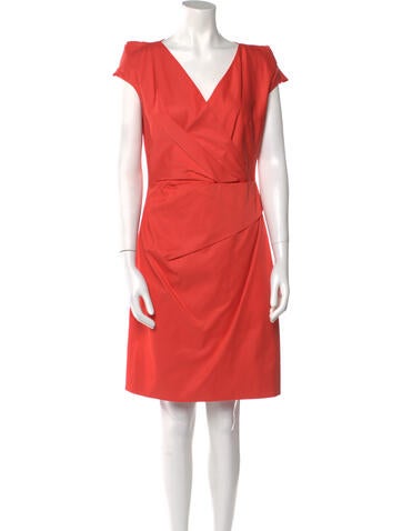 Lela Rose Dresses V-Neck Mini Dress XS