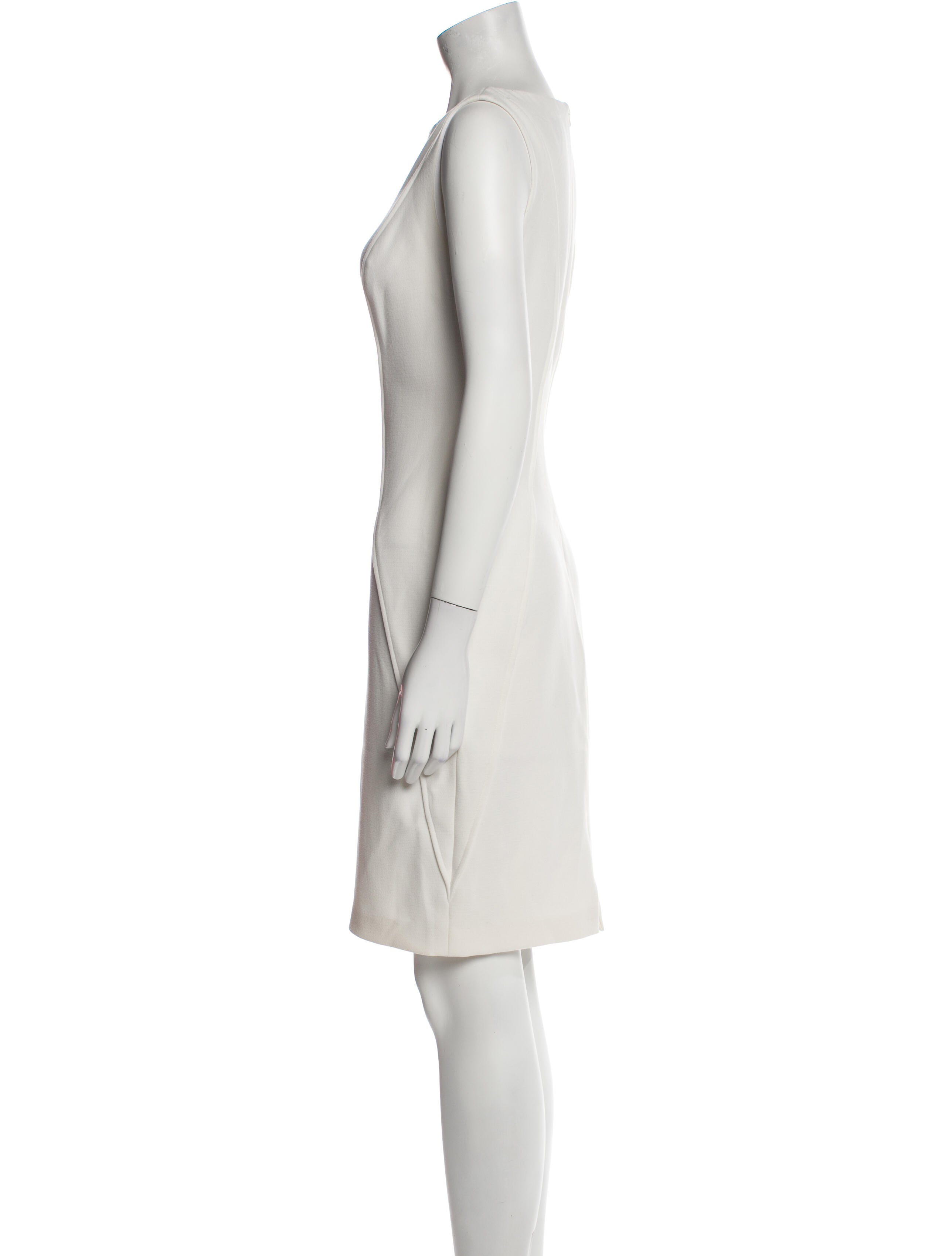 Lela Rose Bateau Neckline Knee-Length Dress