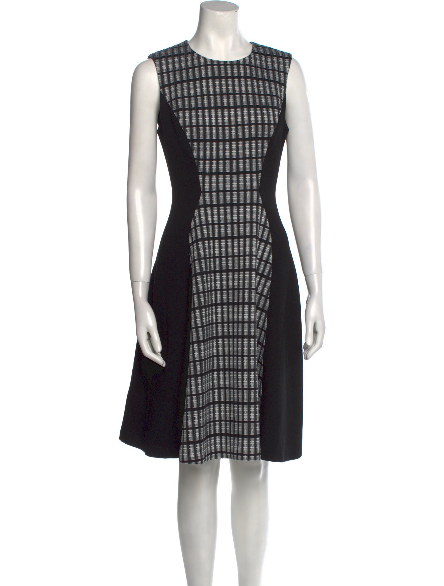 Lela Rose Wool Knee-Length Dress