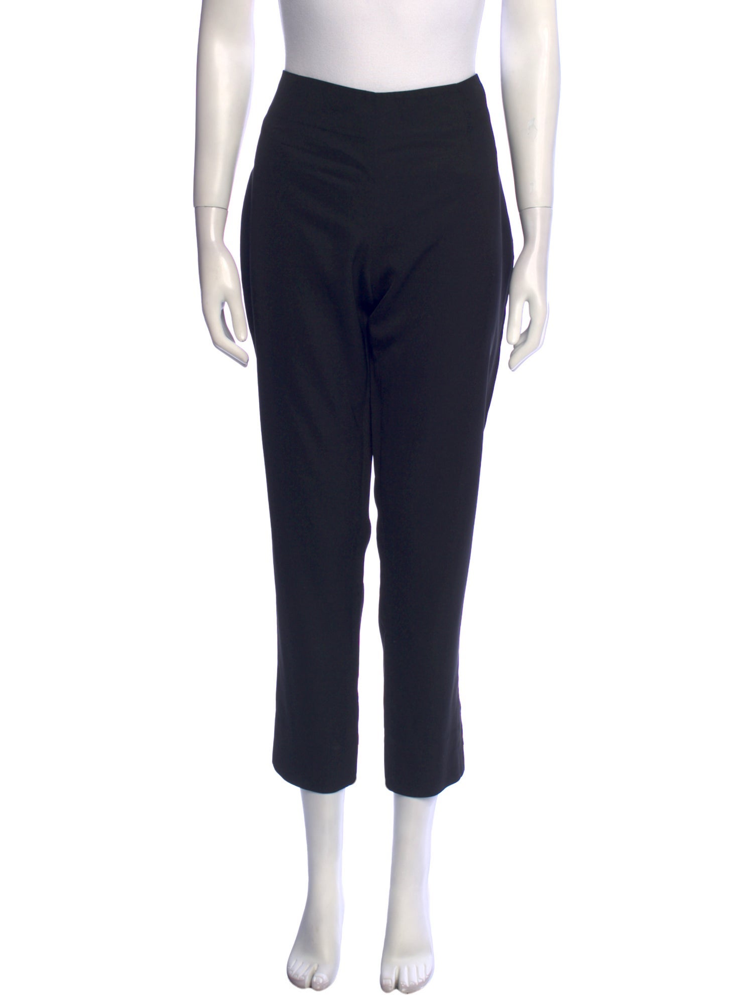 Lela Rose Wool Straight Leg Pants