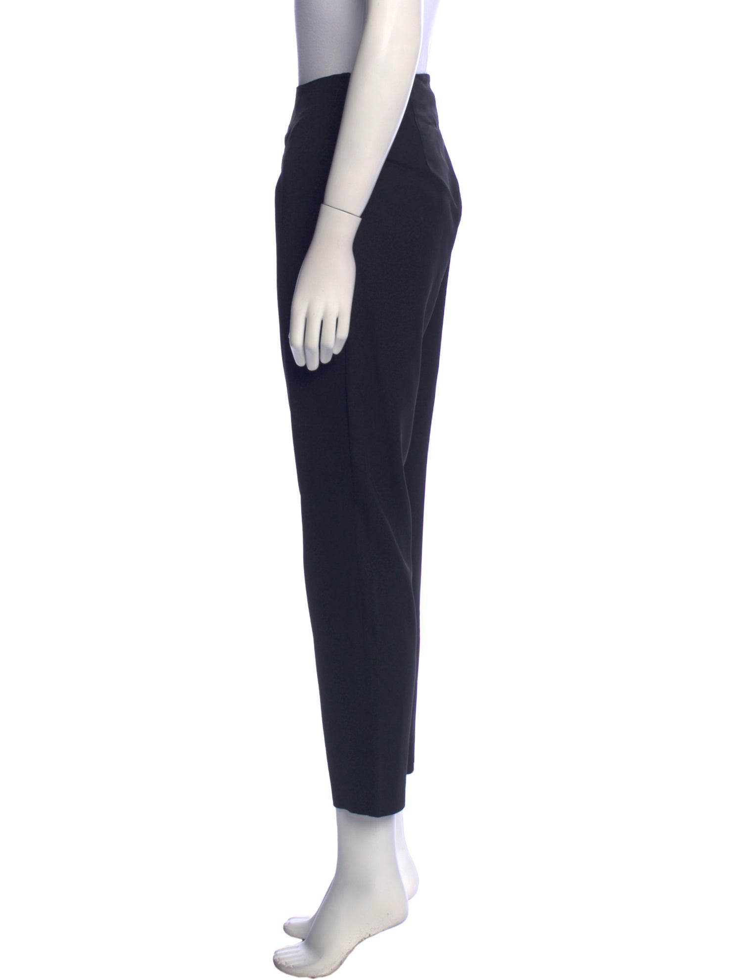 Lela Rose Wool Straight Leg Pants
