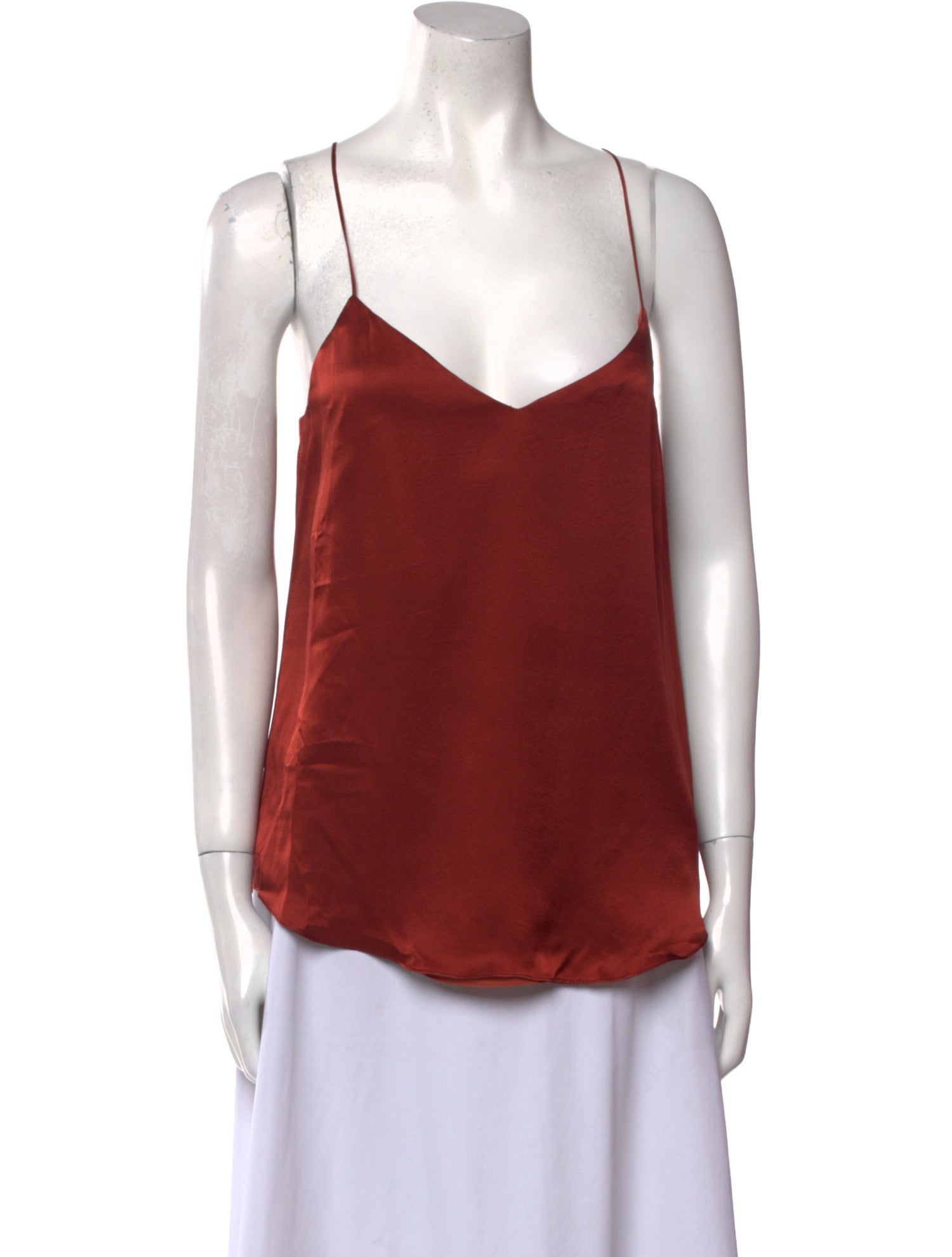 Lela Rose Silk V-Neck Top w/ Tags