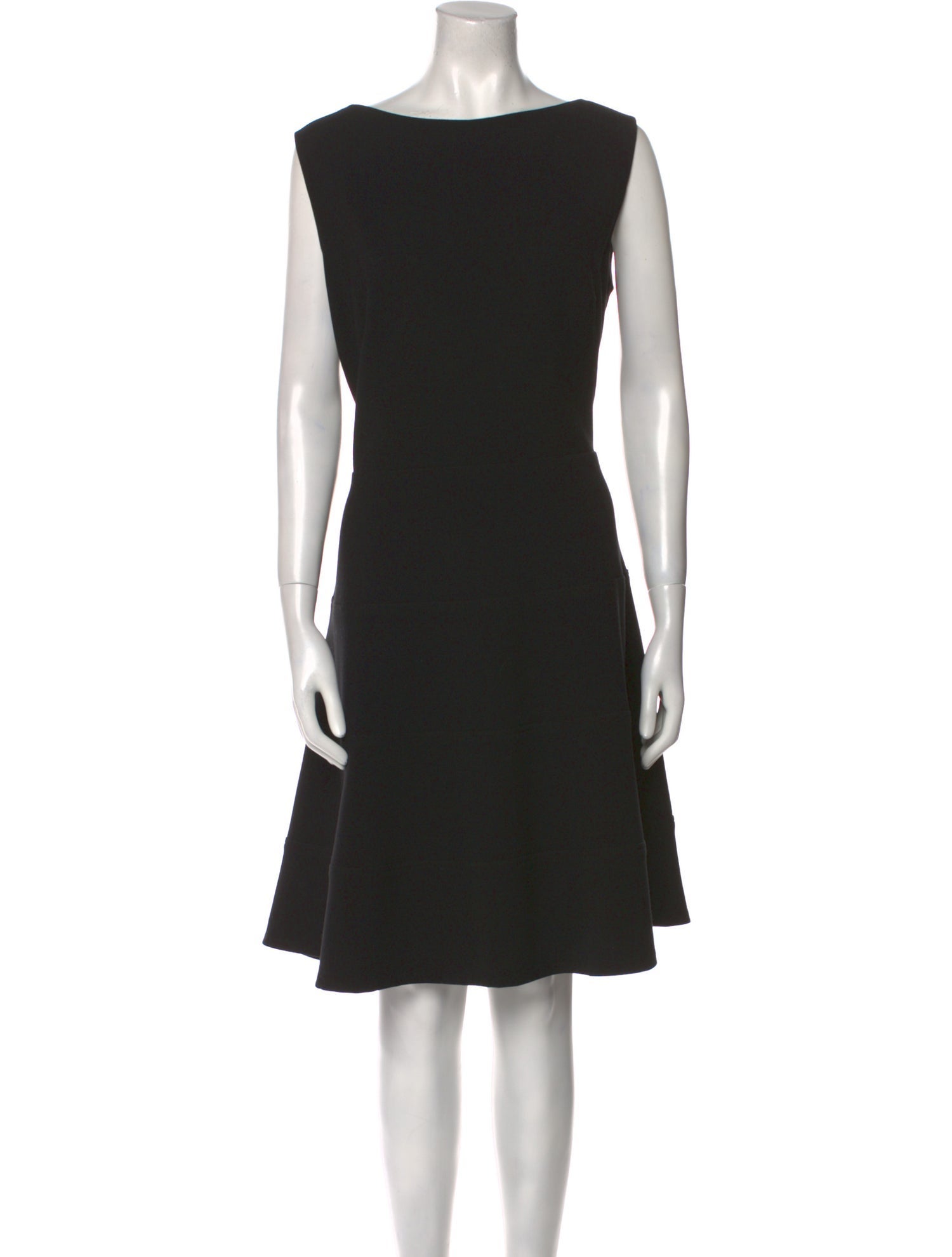 Lela Rose Bateau Neckline Knee-Length Dress