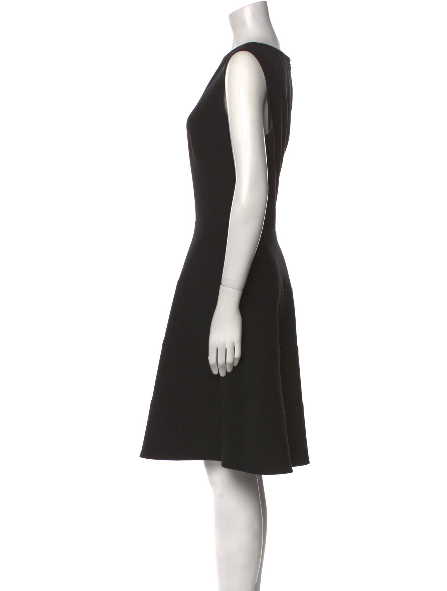 Lela Rose Bateau Neckline Knee-Length Dress
