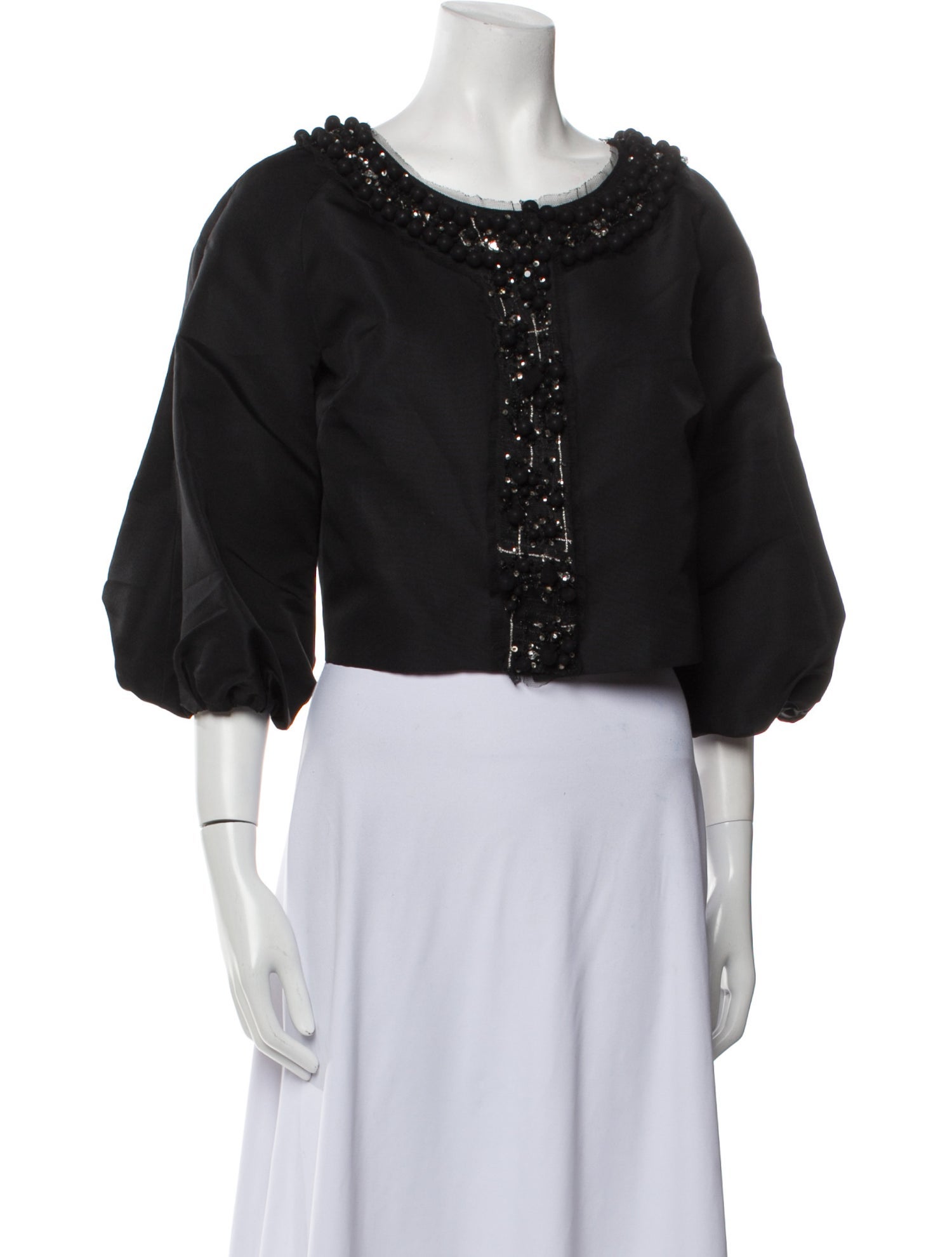 Lela Rose Silk Evening Jacket