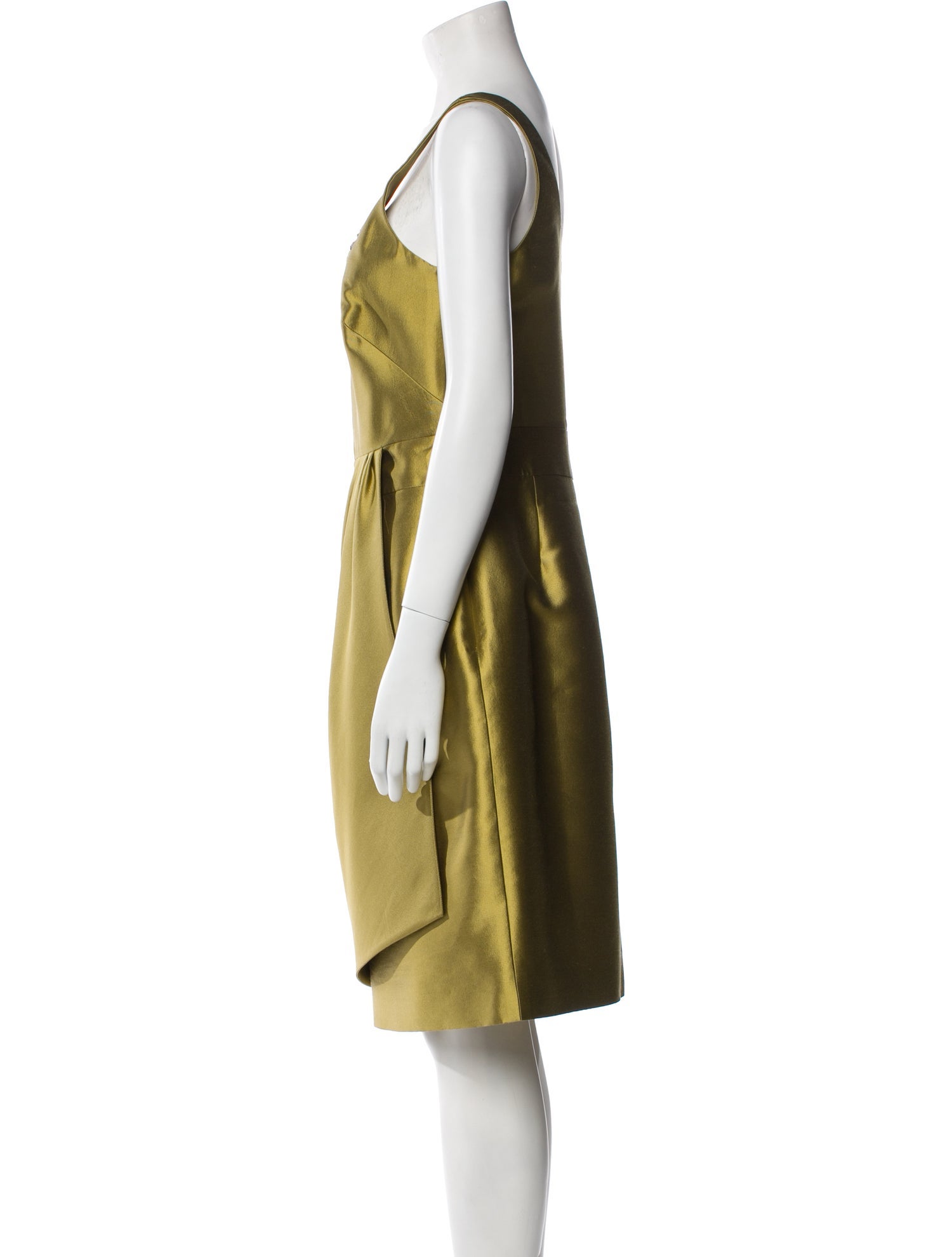 Lela Rose Silk Knee-Length Dress