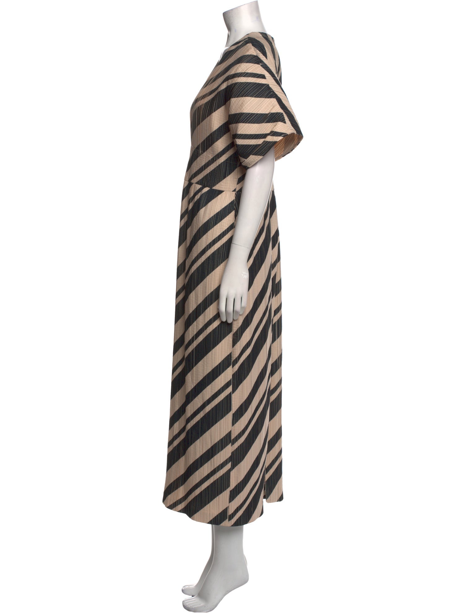 Lela Rose Striped Long Dress w/ Tags