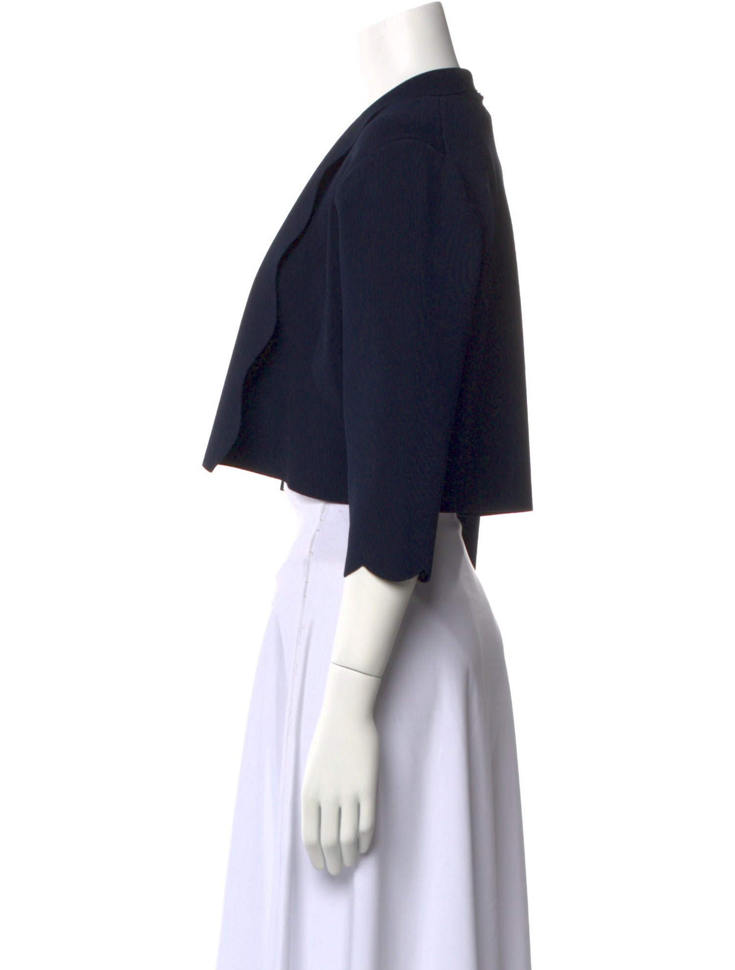 Lela Rose Open Front Sweater