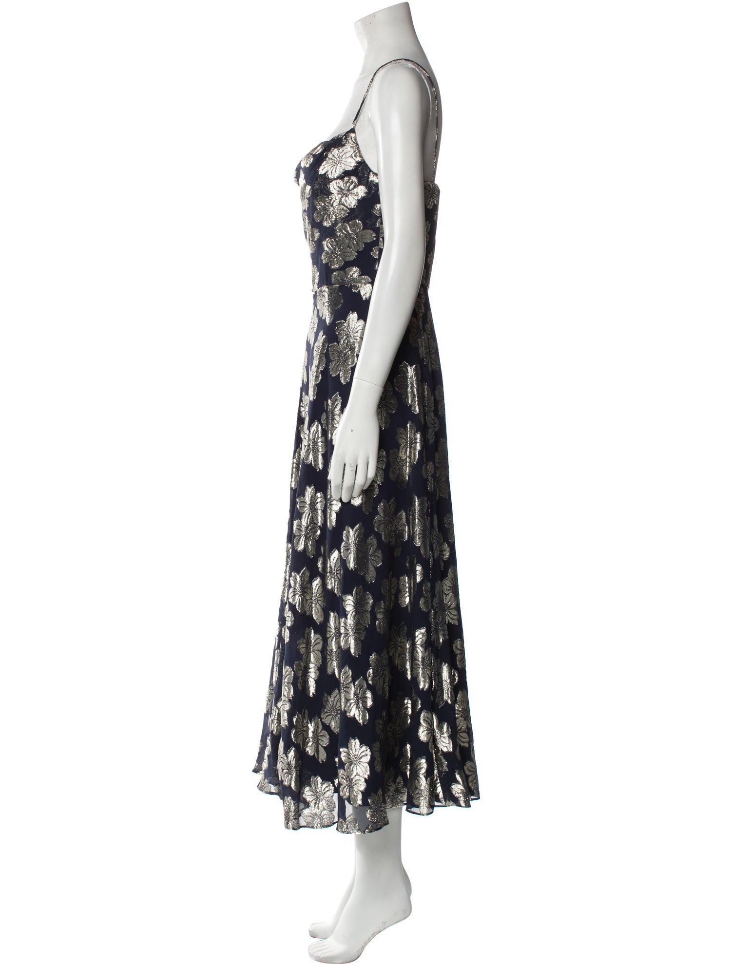 Lela Rose Silk Long Dress w/ Tags