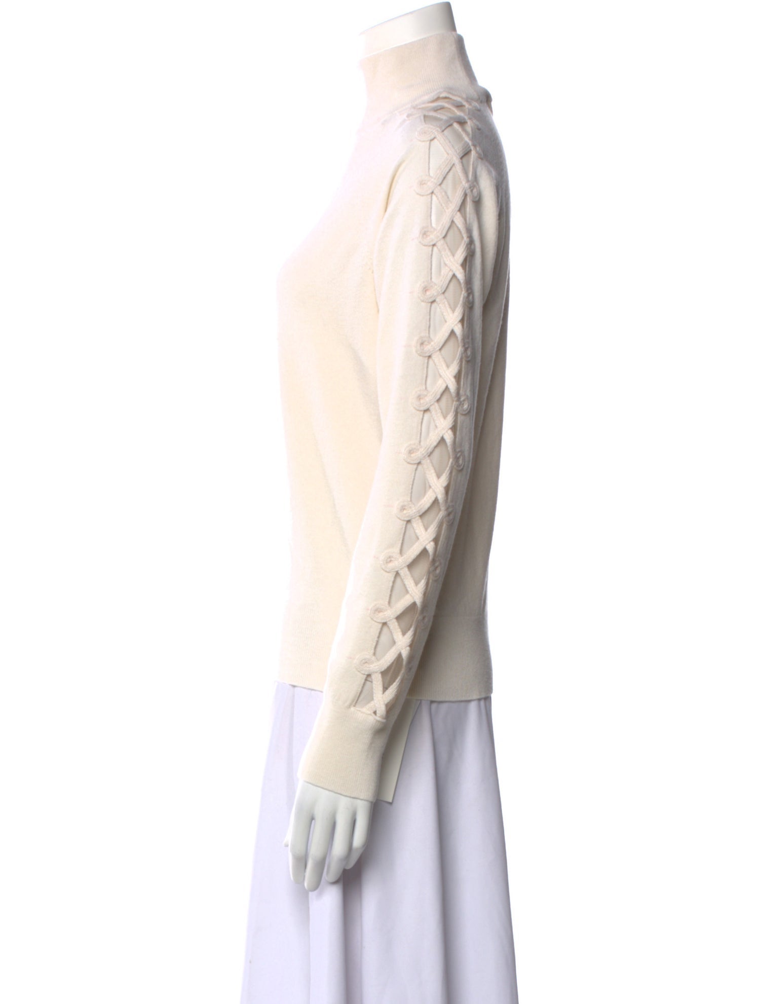 Lela Rose Wool Turtleneck Sweater