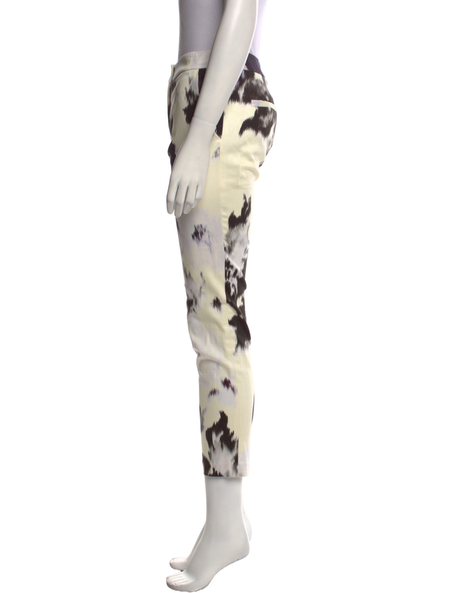 Lela Rose Printed Skinny Leg Pants