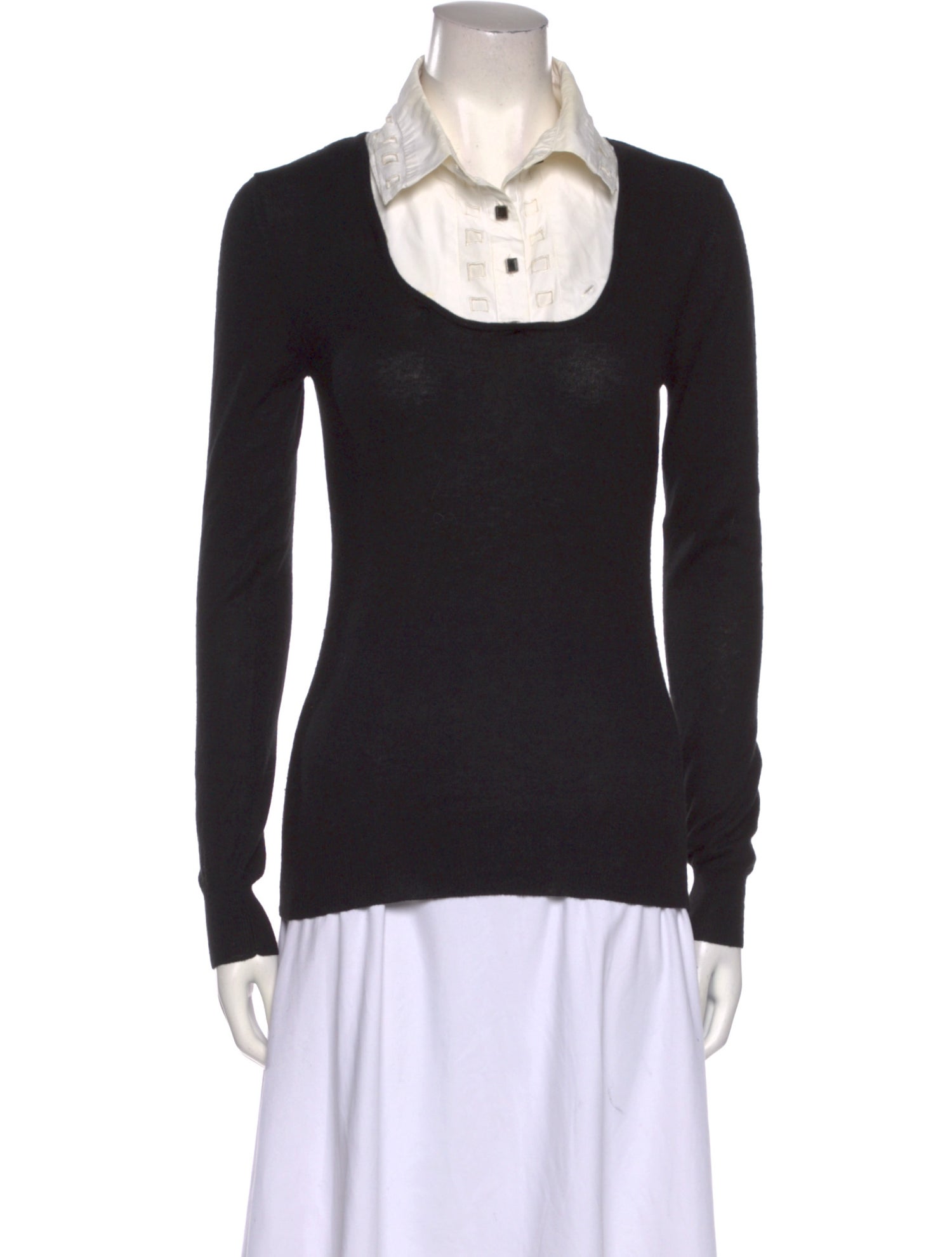 Lela Rose Silk Sweater