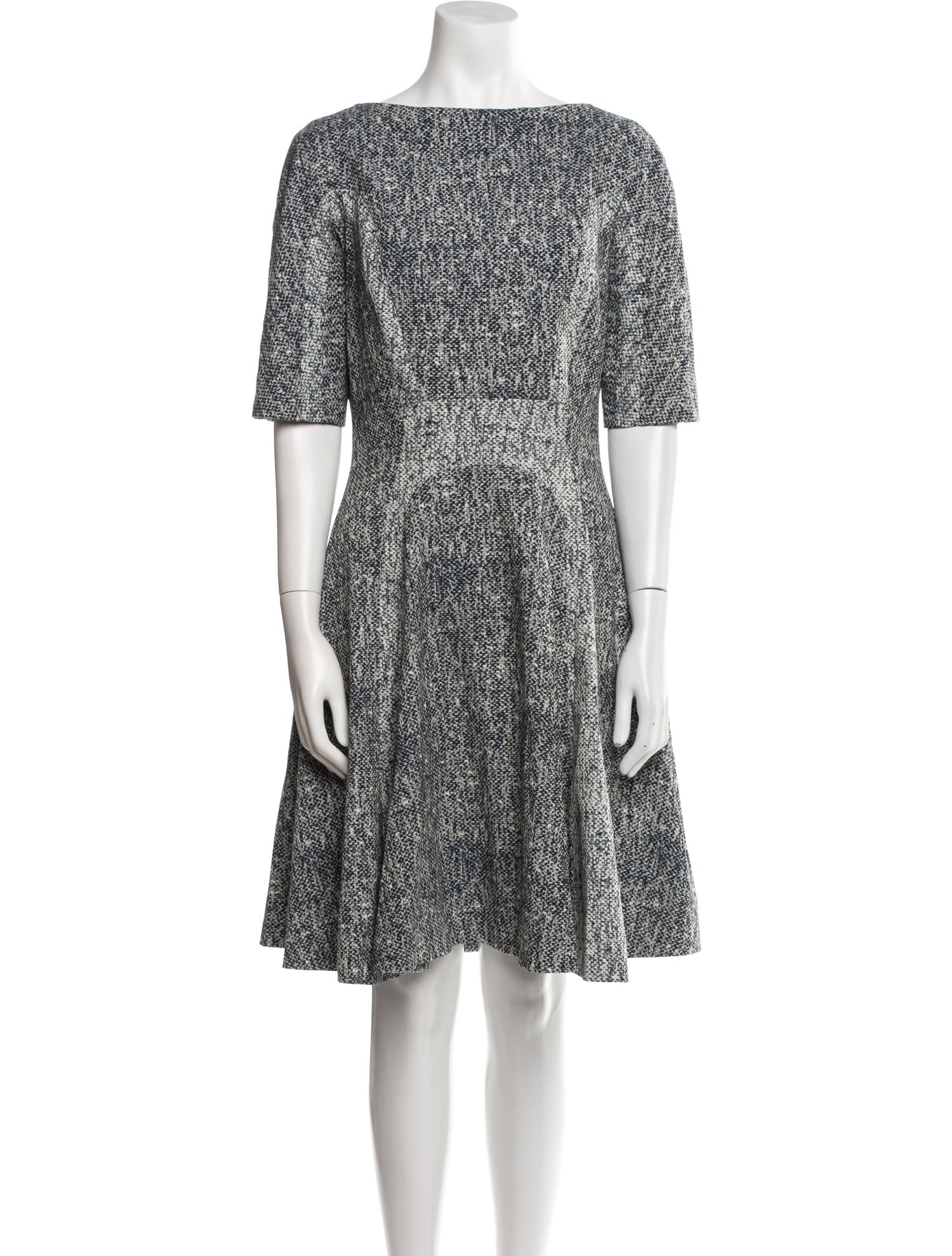 Lela Rose Printed Knee-Length Dress