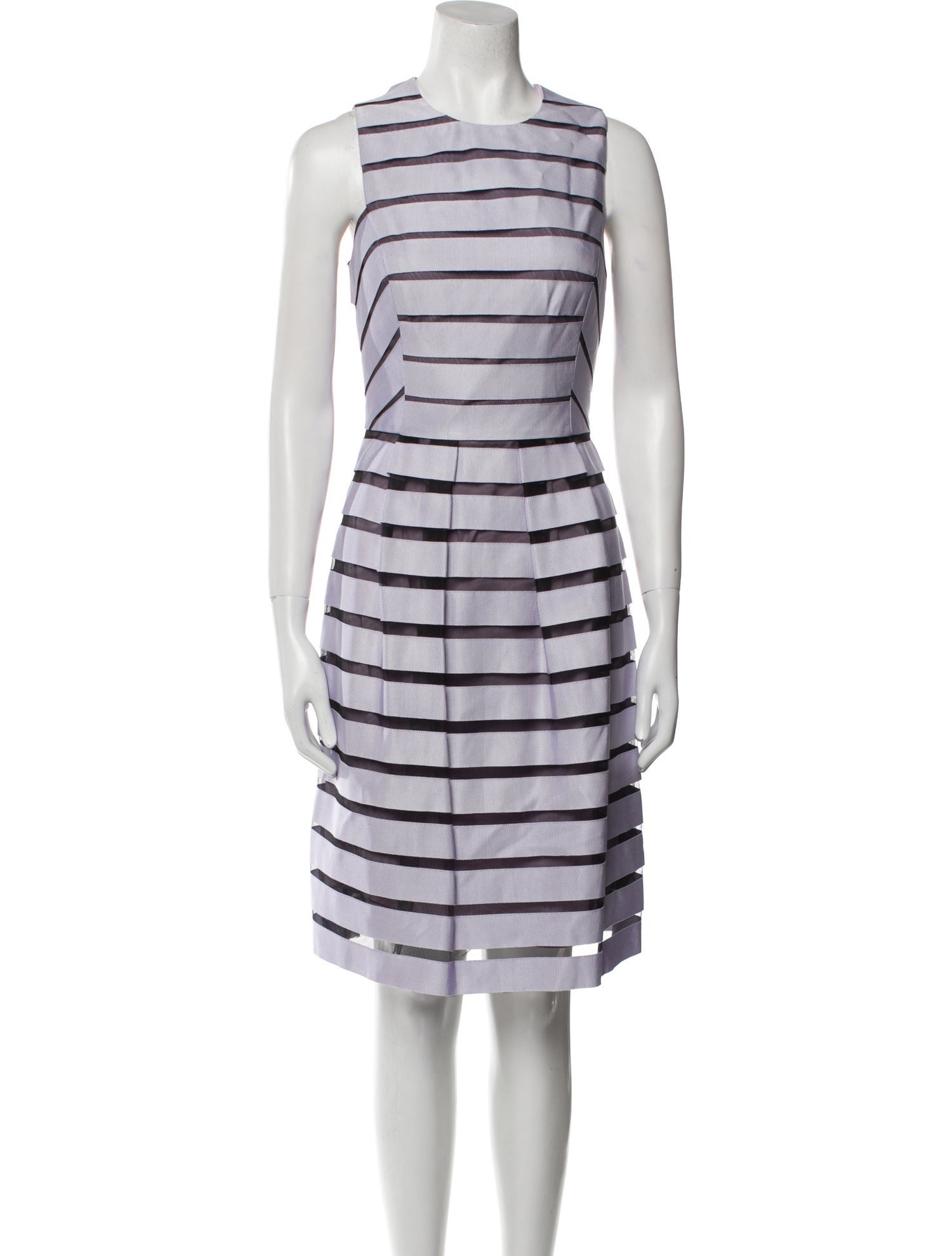 Lela Rose Silk Knee-Length Dress