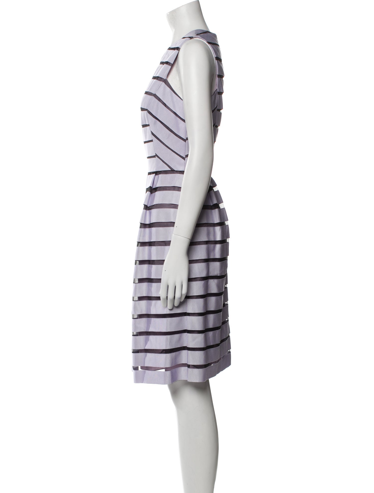 Lela Rose Silk Knee-Length Dress