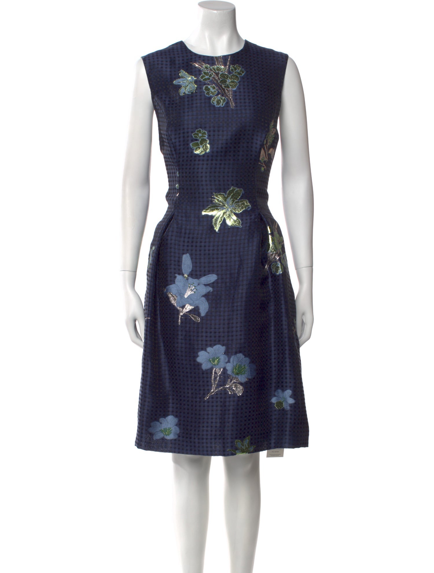 Lela Rose Linen Knee-Length Dress w/ Tags