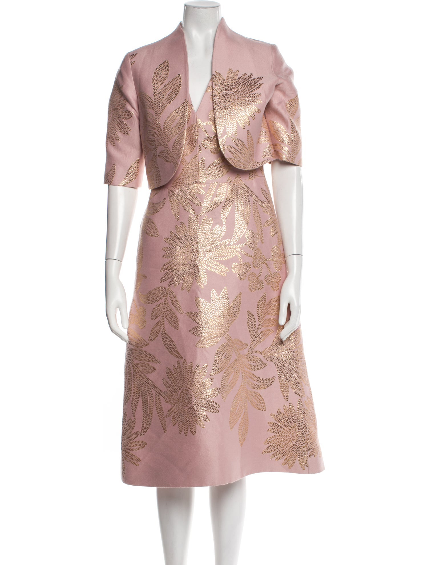 Lela Rose Printed Dress Set