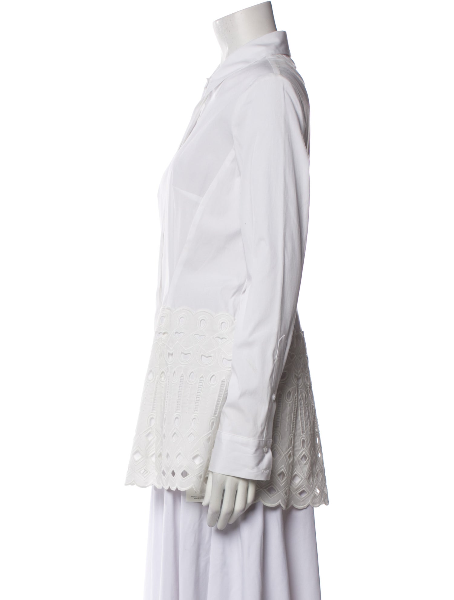 Lela Rose Long Sleeve Button-Up Top w/ Tags