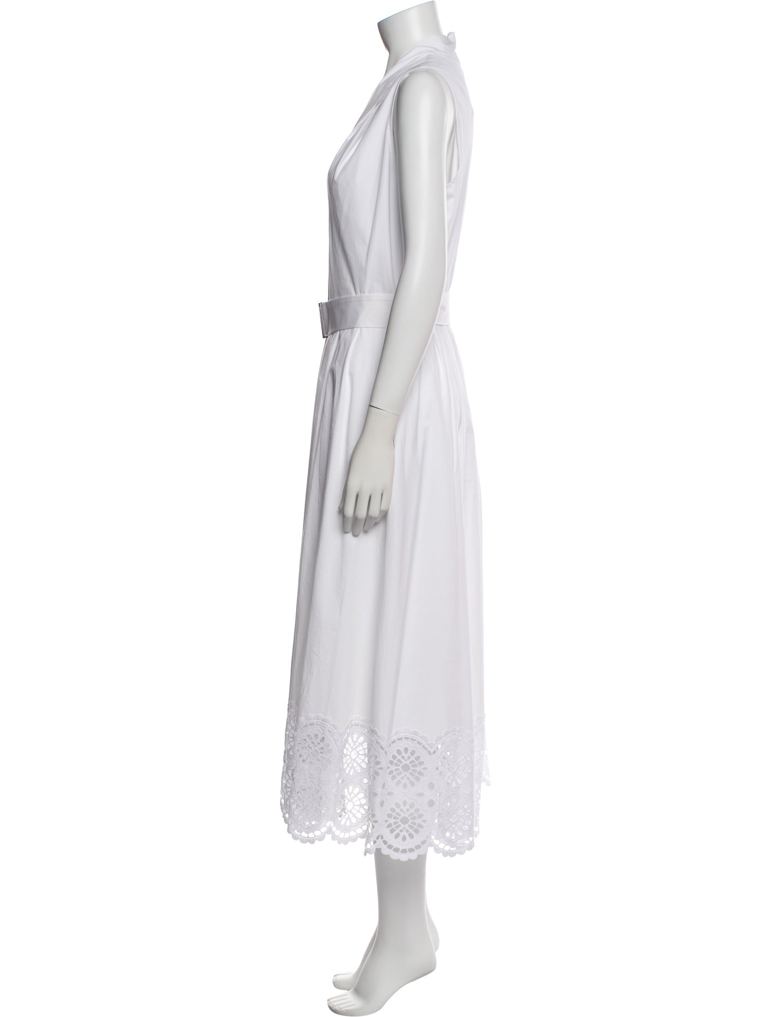 Lela Rose V-Neck Long Dress