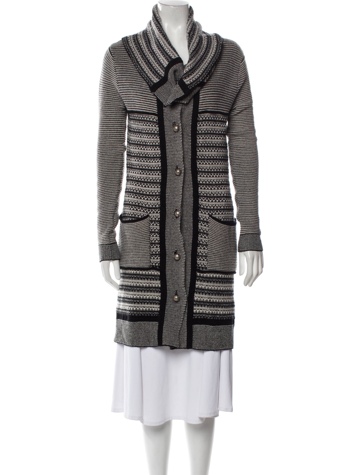 Lela Rose Cashmere Striped Sweater