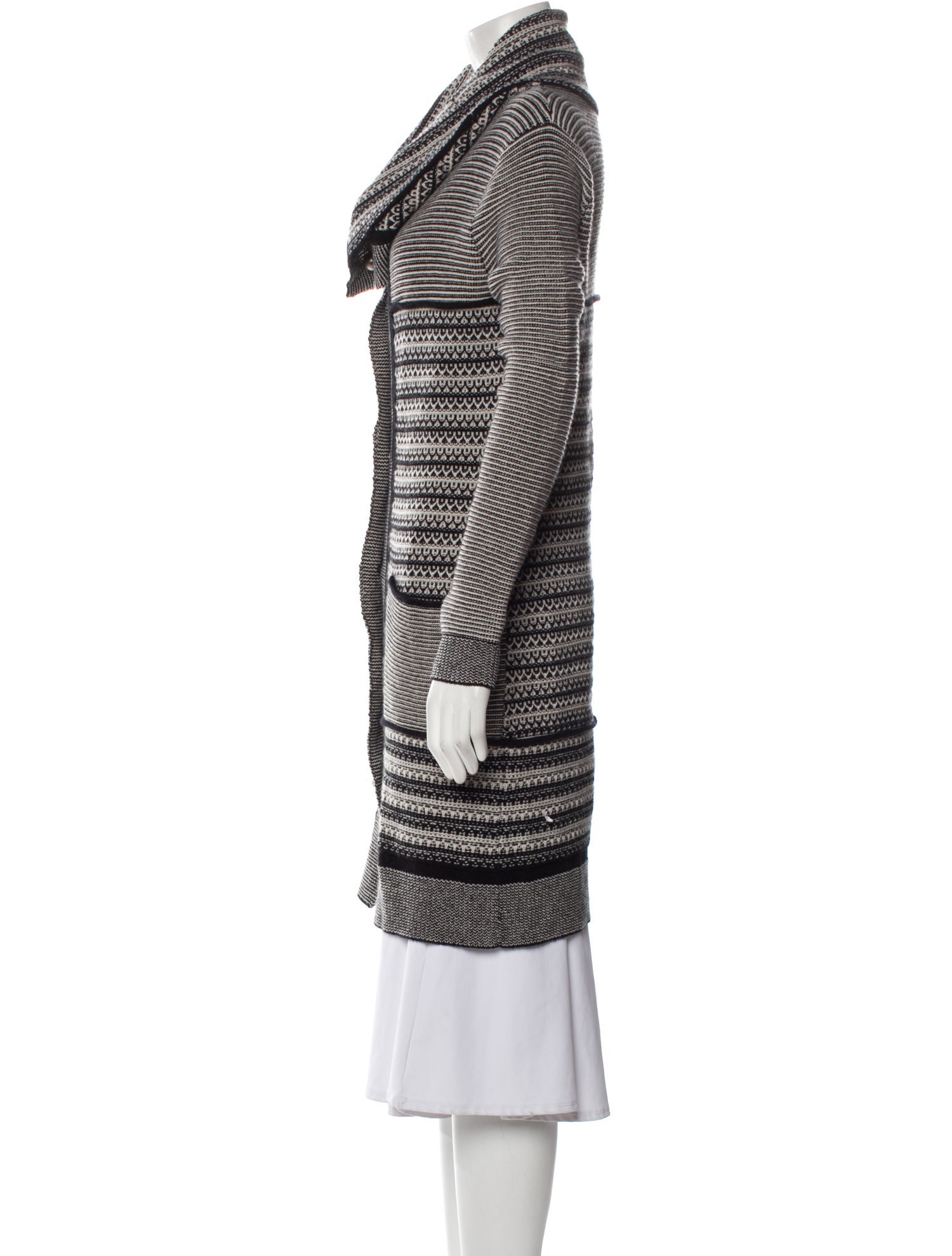 Lela Rose Cashmere Striped Sweater